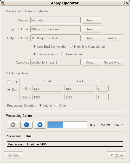 Processing Status