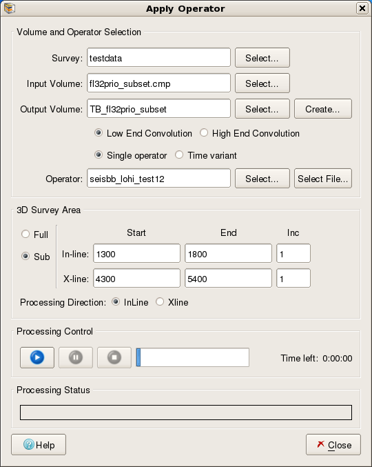 Specify 3D Survey Area