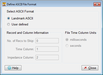 Define ASCII File Format