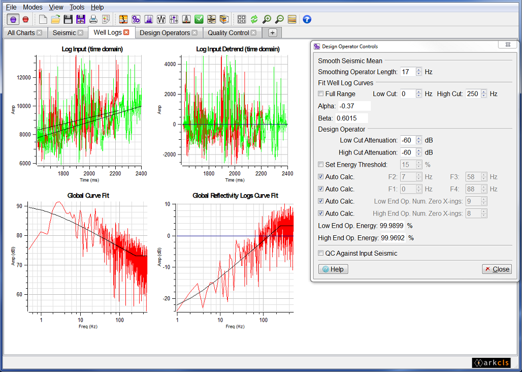 Fit Well Log Curves