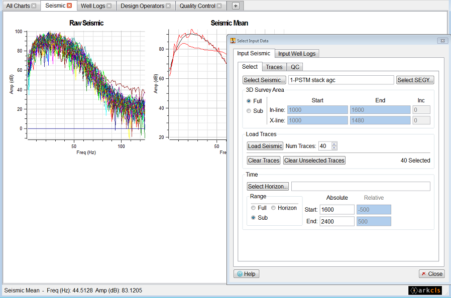 Loading Seismic Data