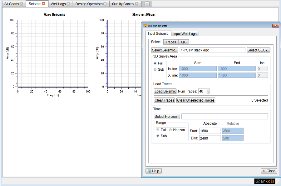 Clearing Seismic Data