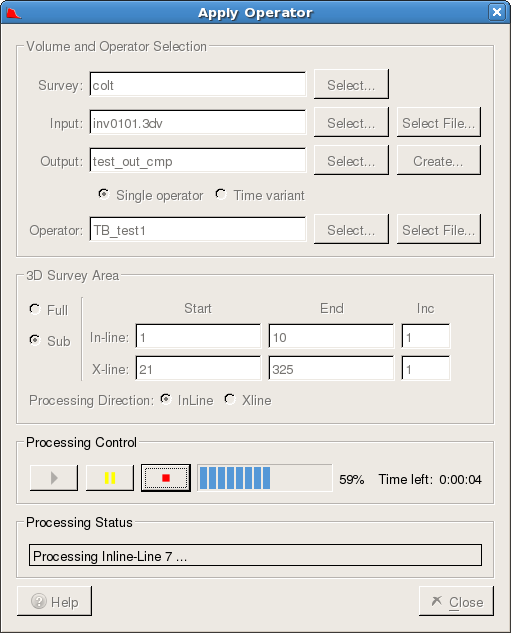 Processing Status