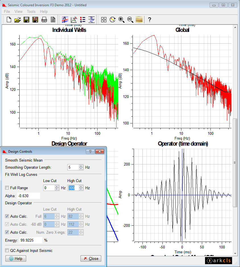 Fit Well Log Curves block