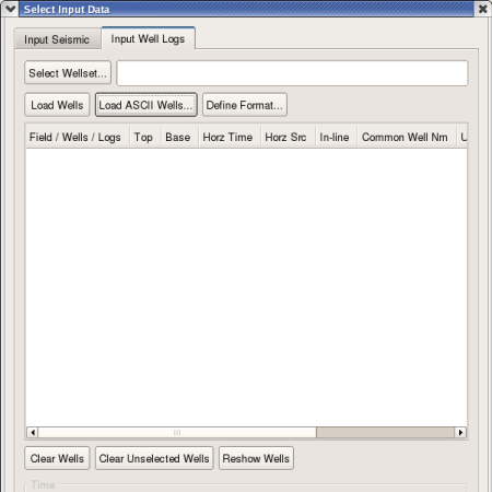 Database Well Log Loading