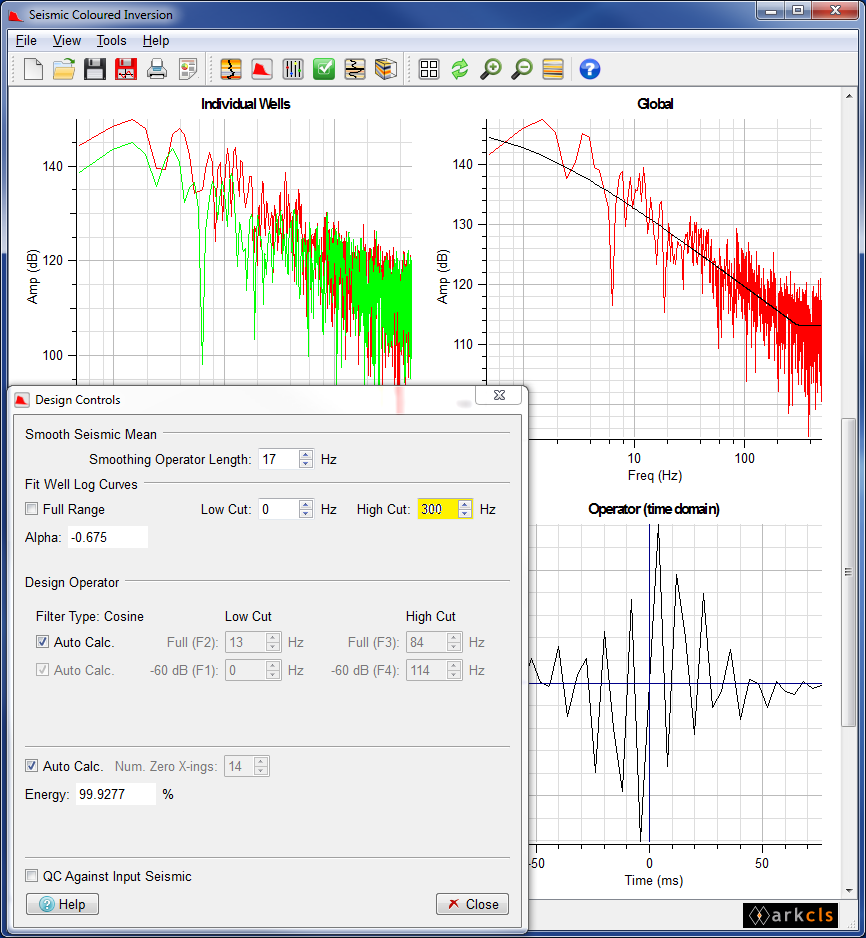 Fit Well Log Curves block