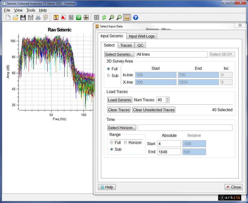 Loading Seismic Data