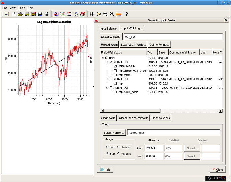 Modify Well Log Time Range (Full)