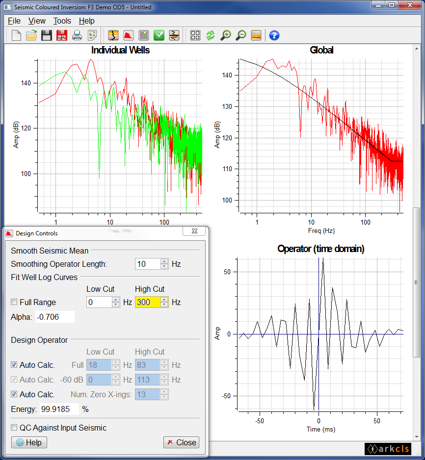 Fit Well Log Curves block