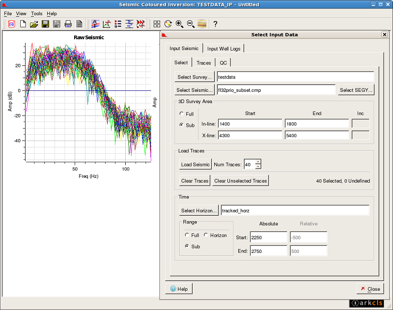 Modifying Seismic Time Range (Sub)