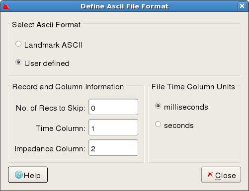 Define ASCII File Format