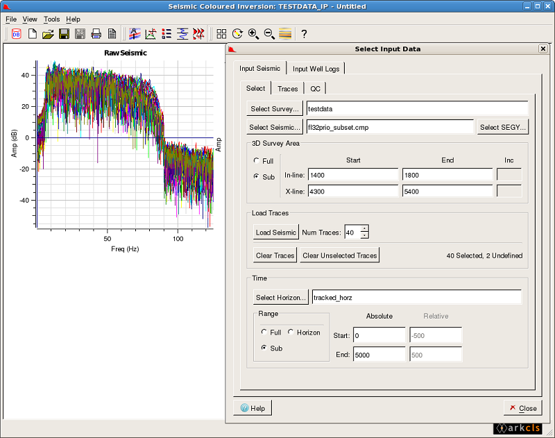 Loading Seismic Data