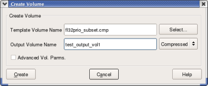 Create New Seismic Volume. 2003.12 (L), R5000 (R)