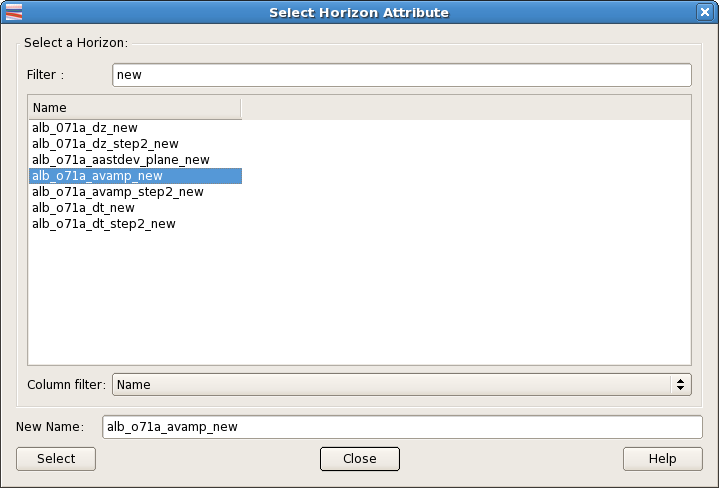 Select Horizon Attribute (OpenWorks 2003.12)