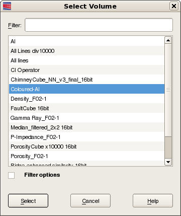 Select Volume