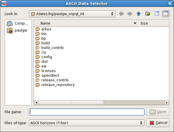 ASCII Data Selector