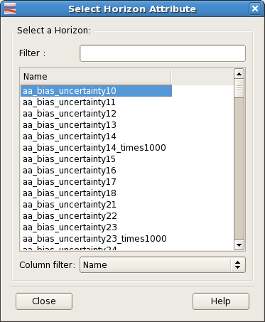 Select Horizon Atribute (OpenWorks 2003.12)