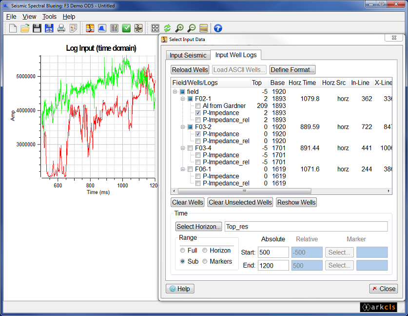 Modify Well Log Time Range (Sub)