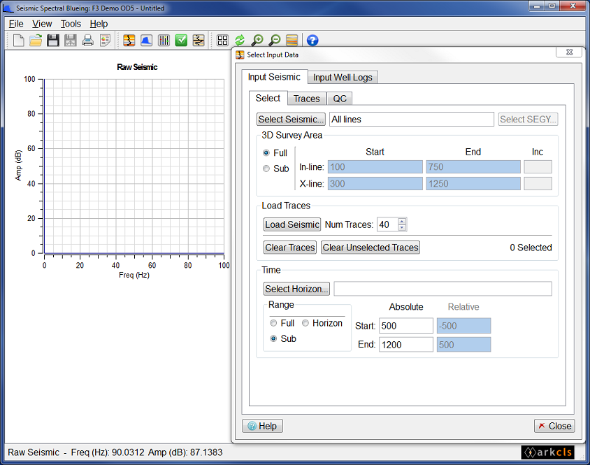 Clearing Seismic Data