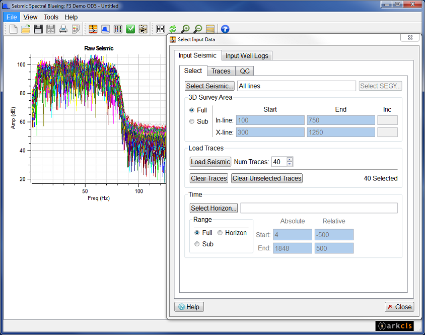 Modifying Seismic Time Range (Full)