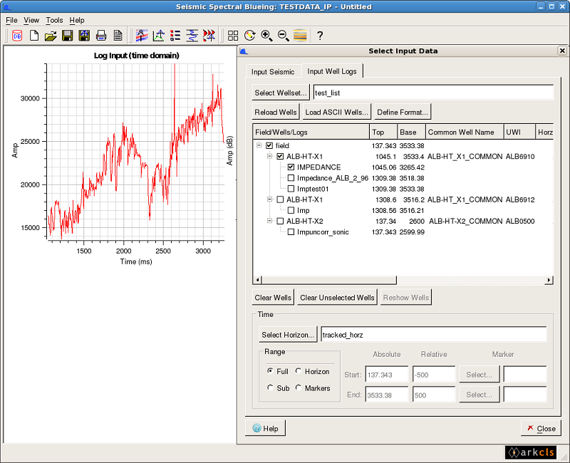 Modify Well Log Time Range (Full)