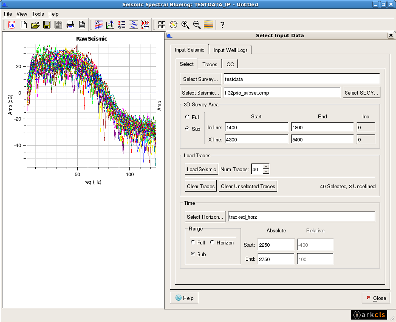 Modifying Seismic Time Range (Sub)