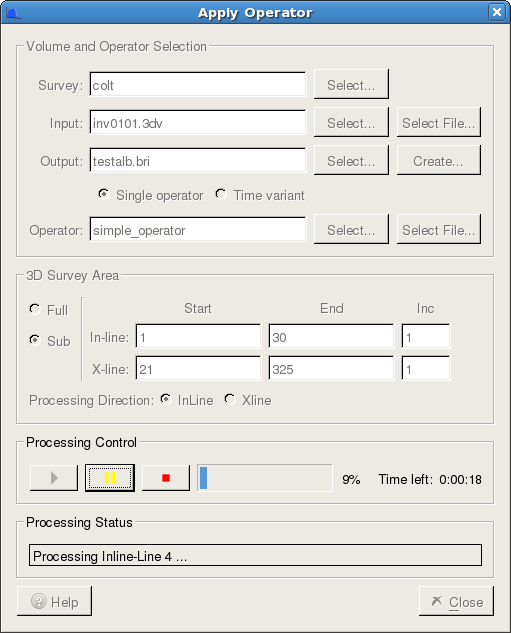 Processing Status