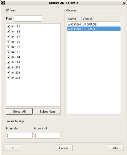 Select 2D Lines